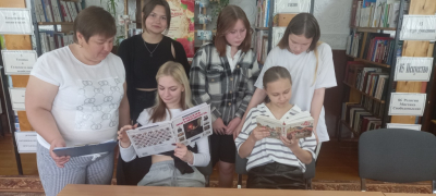 Познавательный час «У истоков русской письменности» прошел в Пятковской сельской библиотеке
