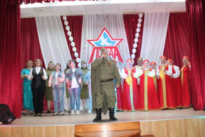 Праздничный концерт в селе Солобоево, посвященный празднованию 78 годовщины Победы в Великой Отечественной войне «Во имя мира»