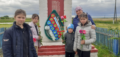 Митинг, посвященный Дню памяти и скорби, в деревне Пушкарева