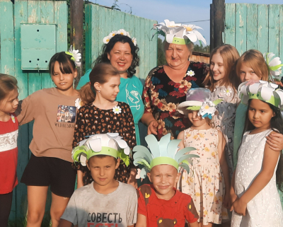 В деревне Шашова прошла акция «Ромашковое настроение»