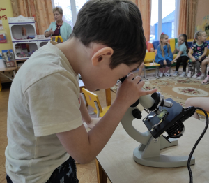 Для воспитанников  детского сада г. Ялуторовска был проведен музейный урок «Большой мир маленького дерева»