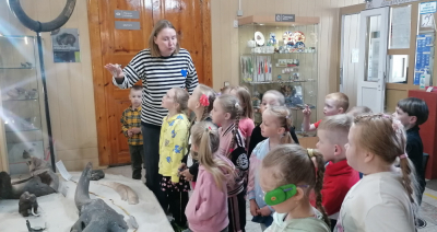 Весенним днем музей  «Дом природы» посетили воспитанники детского сада