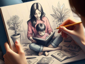 Творческая акция «Читающая мама»