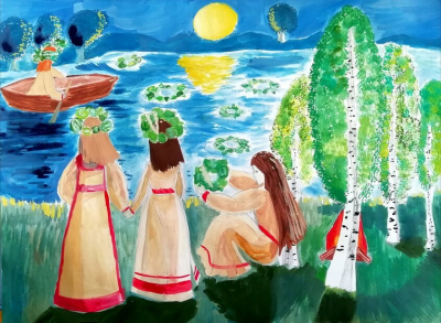 Игровая программа «Водные забавы» (к Дню Ивана Купала).