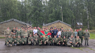 Открытие профильной смены в военно-патриотическом палаточном лагере «Патриот»