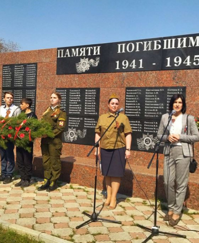 В Новолоктинском сельском поселении 9 мая состоялся митинг, посвященный 77-летию Победы в ВОВ