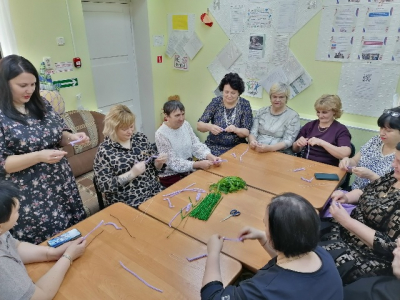 Весенний цветок. Совместное мероприятие в Полозаозерском СДК