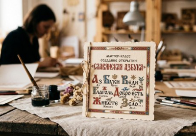 Мастер-класс «Славянская азбука» в мае!