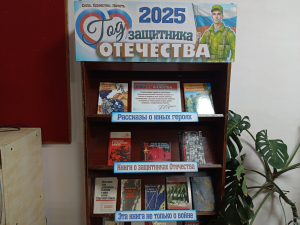 Выставка &quot;2025 год защитника отечества&quot;