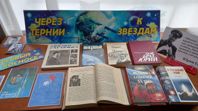 Книжная выставка &quot;Через тернии - к звёздам&quot;