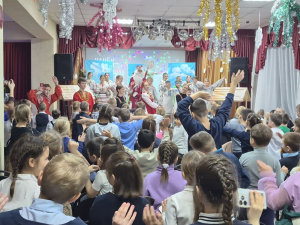 Театрализованное представление "Конек-Горбунок" в Новотарманском СК