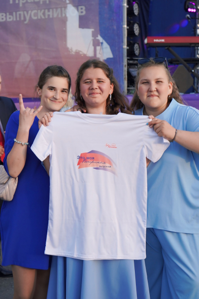 Самому активному выпускнику — фирменный мерч!
