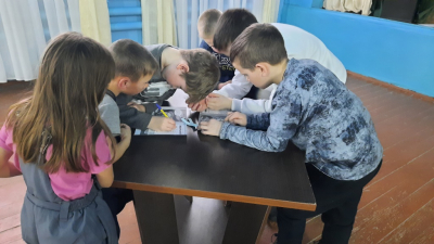 28 января в Скородумском СДК  прошла игровая программа «Час весёлых затей»