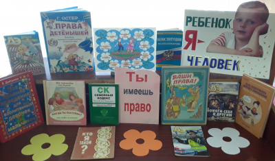 Книжная выставка &quot;Большие права маленького человека&quot;