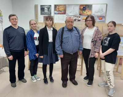 Встреча с художником города Тобольска Губиным Геннадием Семеновичем