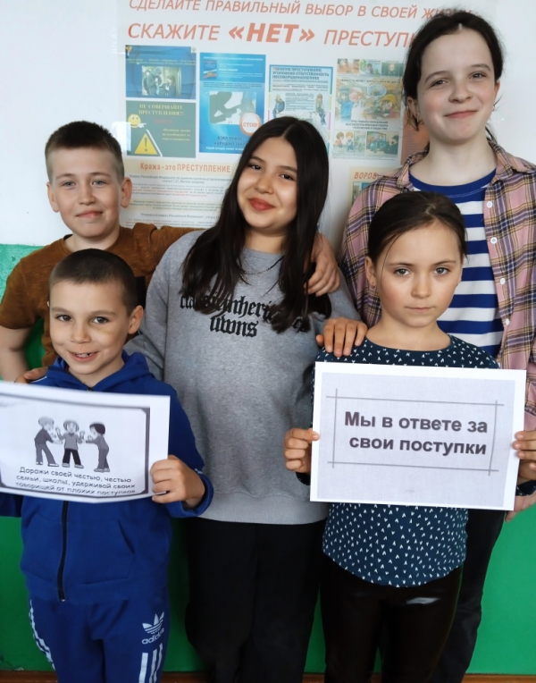 Профилактическая беседа «Мы в ответе за свои поступки» в Дубровинском СК