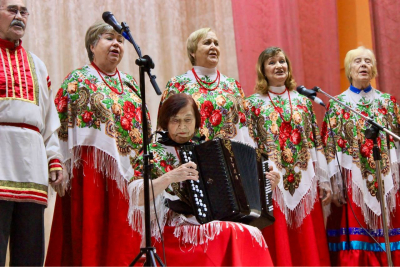 Праздничный вечер, посвящённый юбилеям ансамблей «Калинка» и «Весёлые ложки»