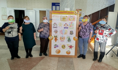 В селе Пятково прошла акция «Весёлые смайлики»