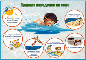 Беседа «Правила поведения на водоемах»