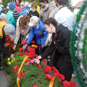 В селе Пятково прошёл митинг, посвящённый 79-ой годовщине Великой Победы
