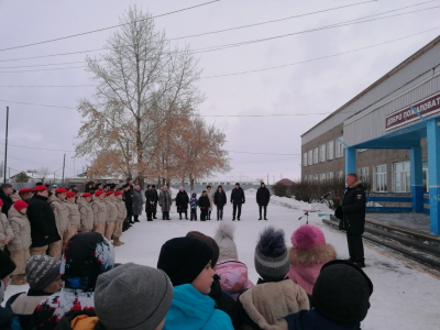 22 февраля на территории Коркинской школы состоялось торжественное открытие мемориальной памятной доски
