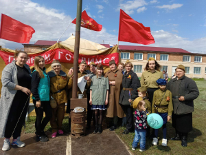 Коркинцы приняли участие во Всероссийских акциях, посвященных Дню Победы