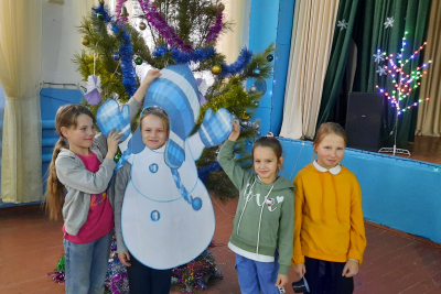13 января в Скородумском СДК прошла игровая программа «Загадки снеговика»