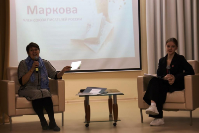 «Литературная пятница» встреча с поэтессой Антониной Марковой.