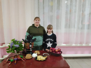 Кулинарный мастер - класс в рамках акции &quot;Большие семейные выходные&quot; в Лопазновском СДК