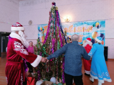 Вот и закончились мероприятия, посвящённые Новому году в Коркинском СДК