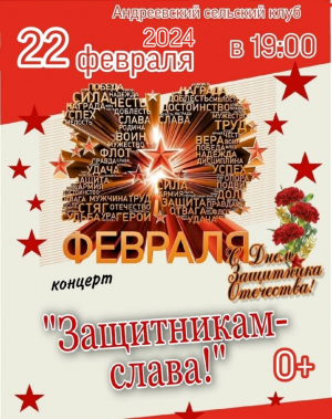 праздничный концерт «Защитникам - слава!»