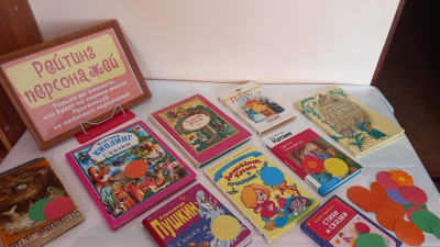 Книжная выставка "Рейтинг персонажей"